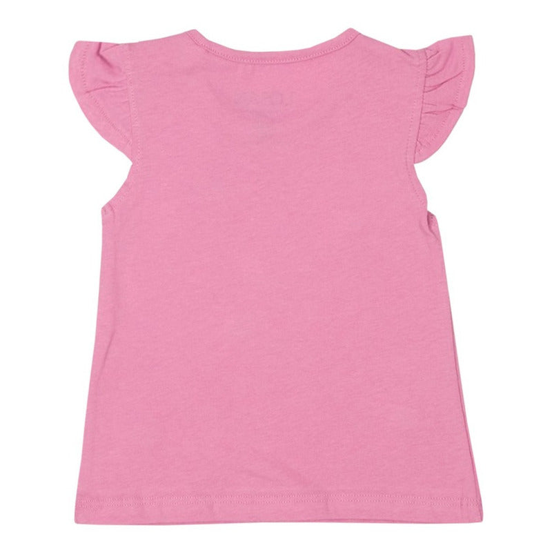 Blusa Para Niña Con Estampado Mod.2181201al Marca Losan®