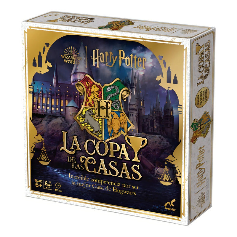 Juego De Mesa Harry Potter La Copa De Las Casas Tablero Familiar Con Fichas Y Puntos Recolección De Gemas Competencia Por Equipos Estrategia Y Diversión Para Niños Y Adultos