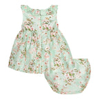 Vestido Cómodo Para Bebe Marca Mayoral® Agua/flores 9 M