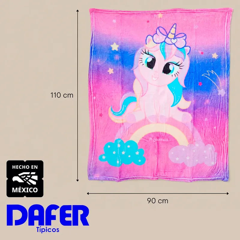 Manta Cunero  Super Serenity 90cmx1.10m Providencia® 300 G Unicornio Ternura