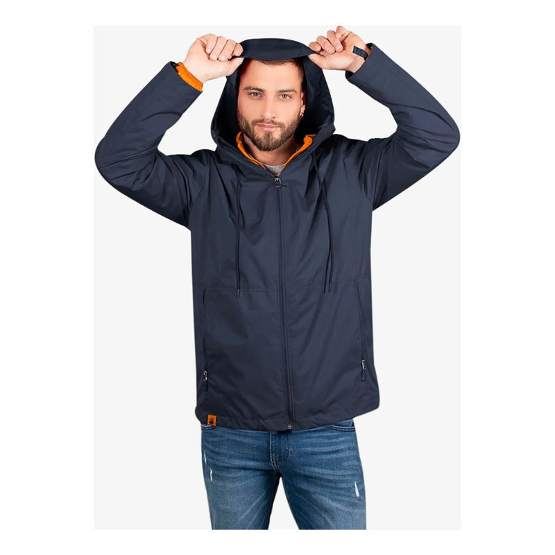 Chamarra + Sudadera Para Hombre Cw86-pol8722 Greenlander® Azul M Lisa