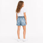 Short Casual Para Niña Mod. Zkgap0402 Marca Zippy® Denim Lisa 4-5 Años