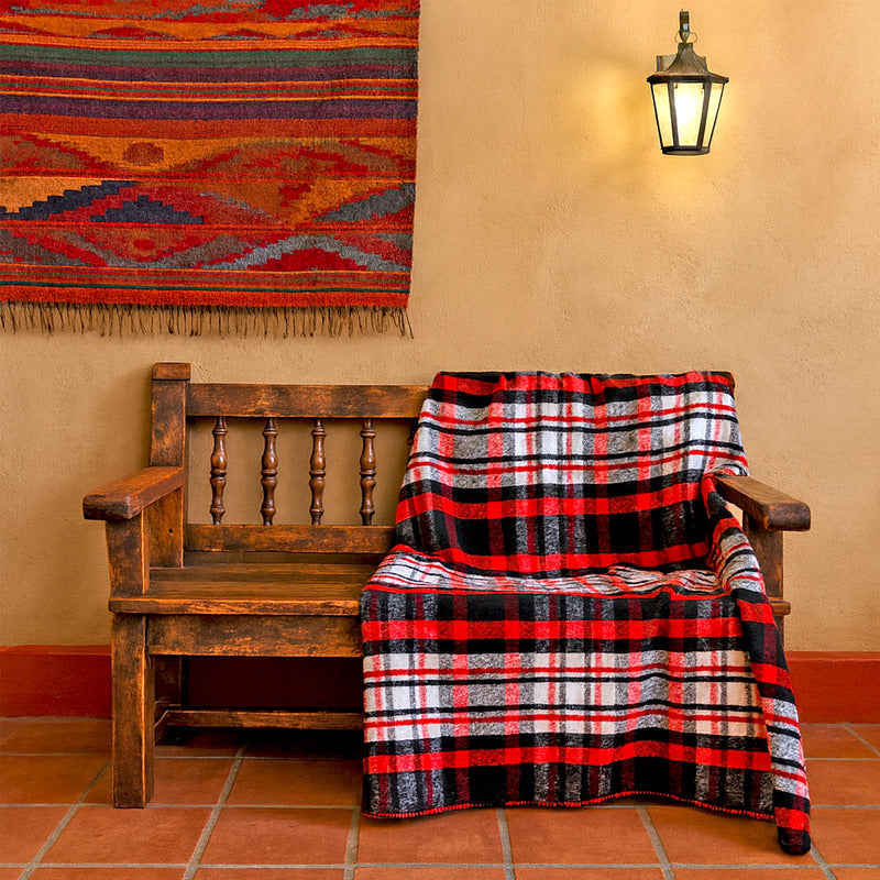 Frazada Artesanal Decorativa Mexicana Multiusos 160x110cm