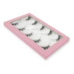 Pestañas Postizas En Tira 5 Pares Marca Kfer Valtierra® Negro Cutie C 1 Cm
