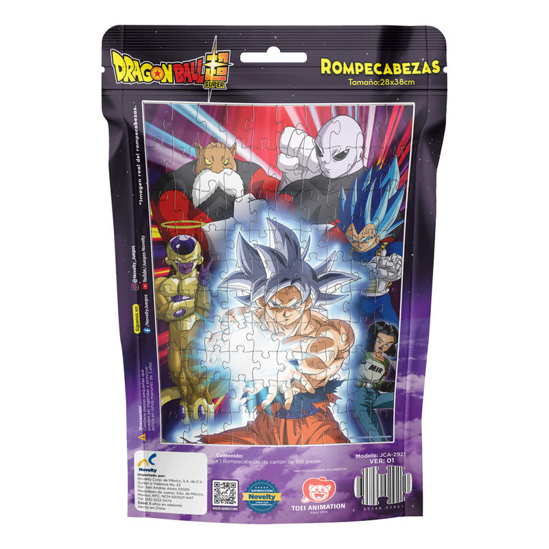Rompecabezas Dragon Ball Súper Bolsa Foil 100 Piezas