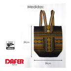 Mochila Artesanal Tejida Tipo Morral Con Bolsillo Frontal 10kg