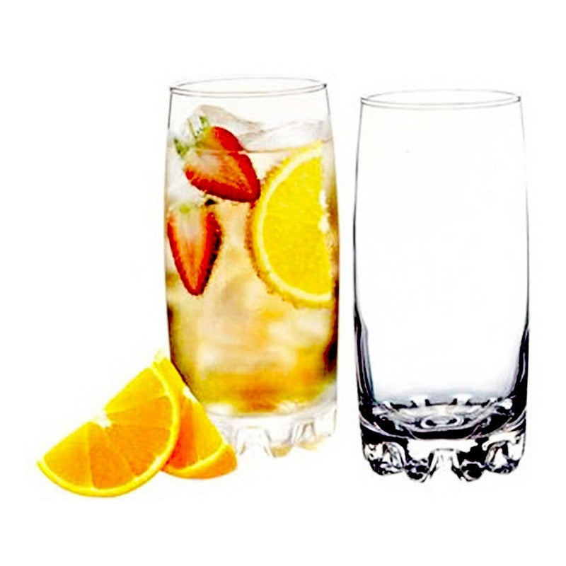 Vaso De Vidrio 6 Pz Mod.sylvana Marca Pasabahce® Vidrio