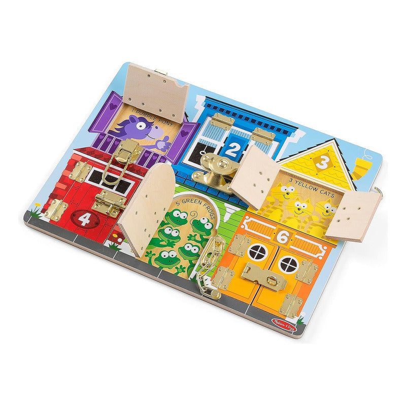 Juego Tablero Con Cerraduras Marca Melissa And Doug®