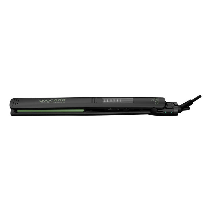 Plancha De Cabello Placas Cerámica Oils Avocado Ga.ma Italy® Negro