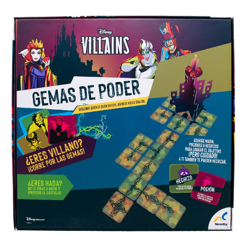Disney Villans Juego De Mesa Gemas De Poder Novelty