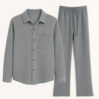 Conjunto Mujer Canale Casual Mod.048 Aldrete® Gris Canalé Ch