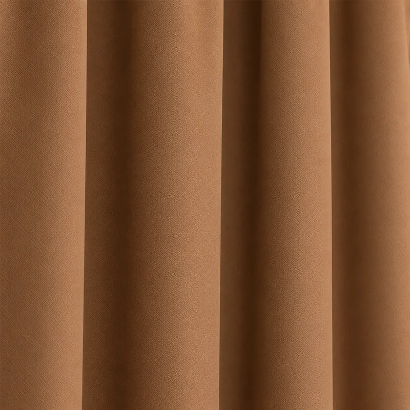 Set De Cortinas 2pz Cortas Viasoft 1.80mx1.18m Vianney® Marrón