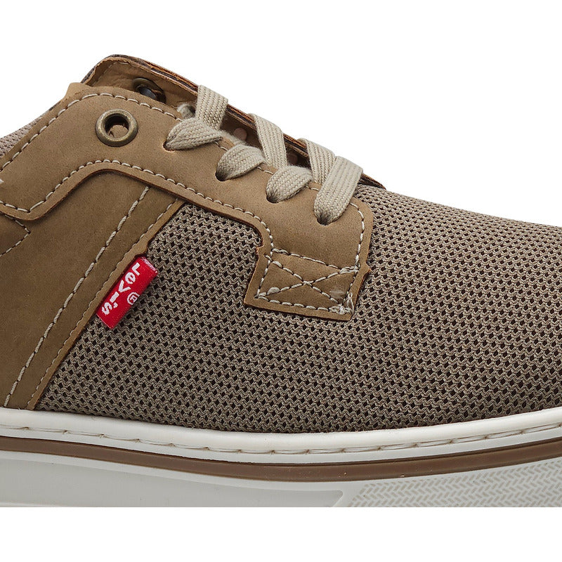 Tenis Casual Para Hombre Mod. L2125532 Marca Levi's® Arena Geométrico 25.5 Mx
