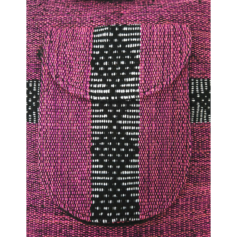 Mochila Artesanal Tejida Tipo Morral Con Bolsillo Frontal 10kg
