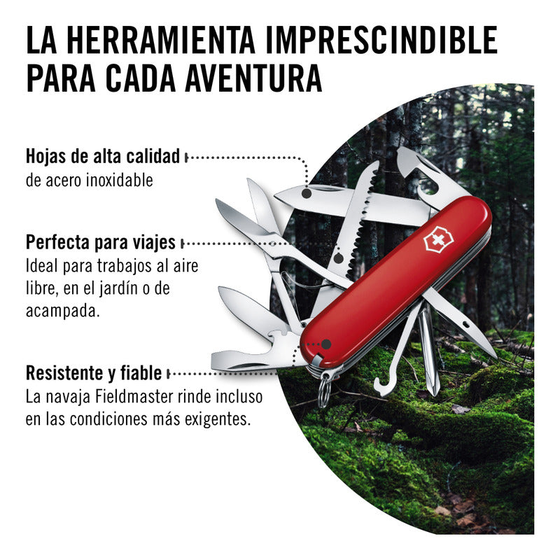 Victorinox Navaja Fieldmaster Rojo 15 Usos 1.4713