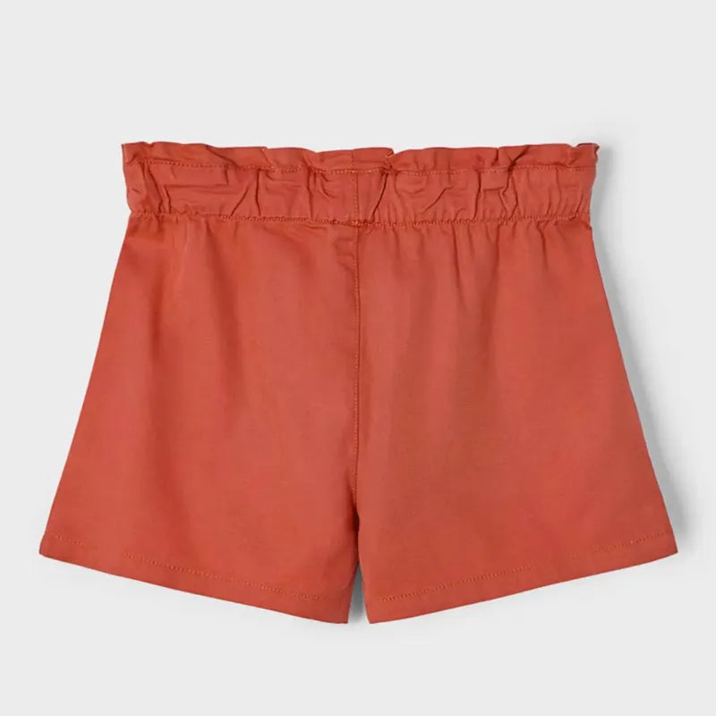 Short Para Niña Cintura Elástica Mod.3202 Marca Mayoral® Teja Lisa 8 Años