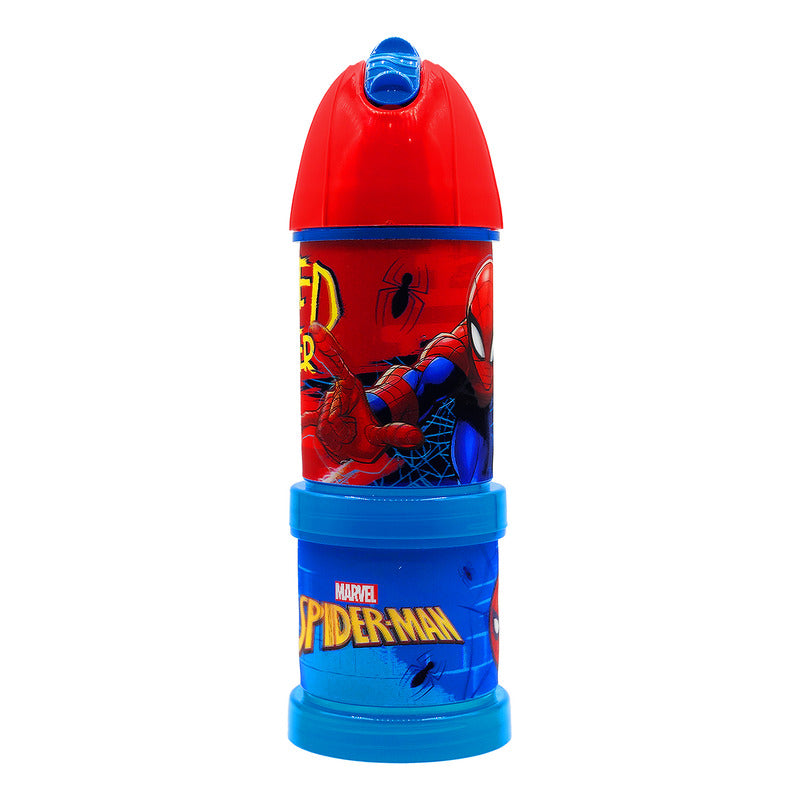 Botella De Agua Con Compartimento Diseño Infantil