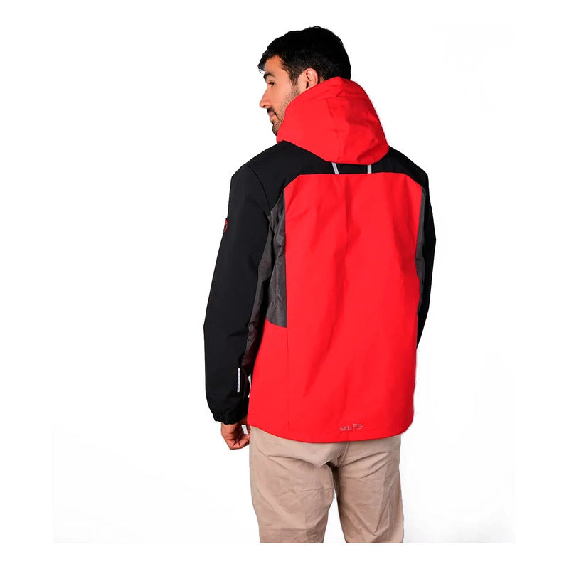 Chamarra Impermeable De Caballero M.cw90pol7055 Greenlander® Rojo Xg Lisa