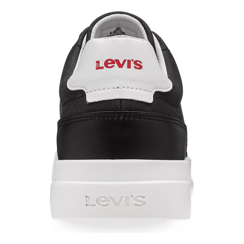 Tenis Casual Para Hombre Mod. L2125472 Marca Levi's® Negro Lisa 27 Mx