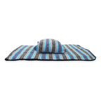 Frazada De Viaje Artesanal Con Almohada Set De Descanso