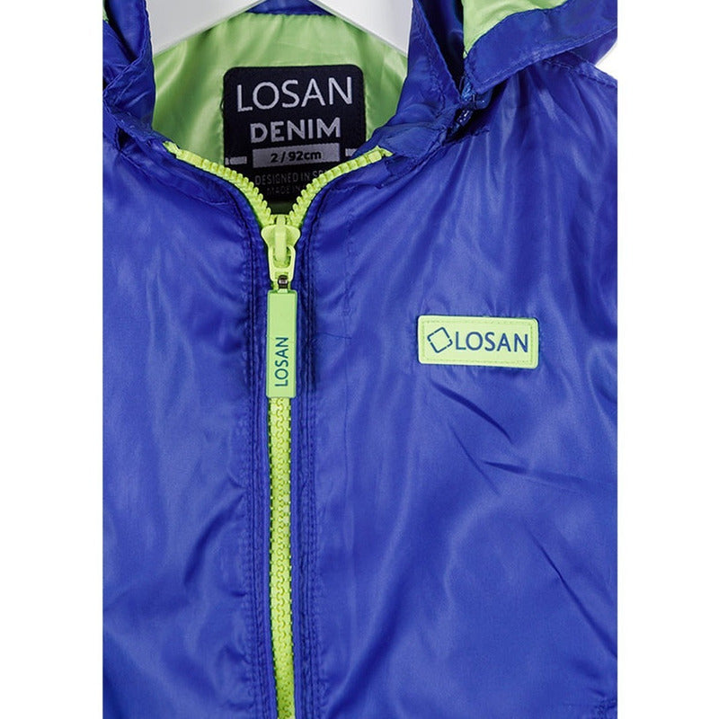 Chamarra Ligera Capucha Desmontable Mod.815-2651ac Losan®