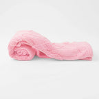 Cobertor Frazada Ligero Jacquard Cunero 90x110m Providencia® Elefantin Rosa Pálido
