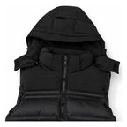 Chaleco Para Hombre Acolchado Con Capucha M.h45305 Bobois® Negro Lisa Eg