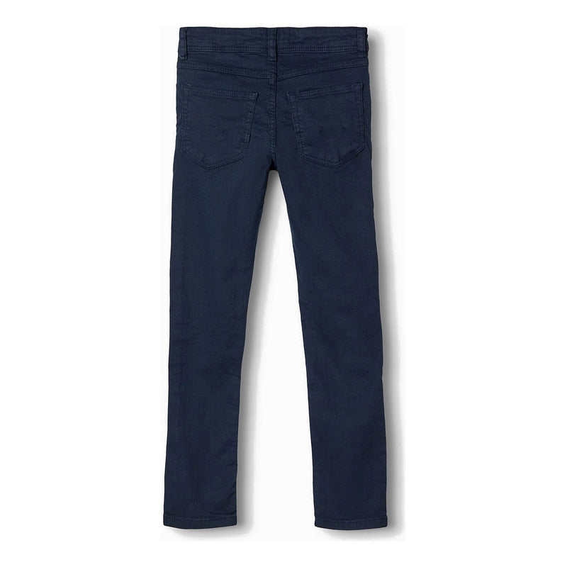 Pantalón Gabardina Para Niño Mod.3517 Marca Mayoral® Azul Marino Liso 9