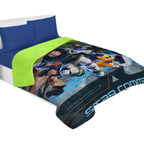 Cobertor Borrega Matrimonial 1.80x2.2m Infantil Providencia® Diseño De La Tela Star Command 2 Kg Multicolor