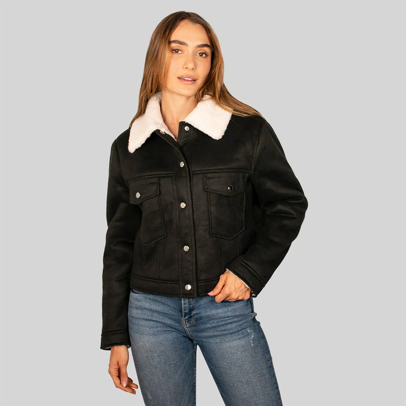 Chamarra Para Mujer Tipo Gamuza Dw89-gam7277 Greenlander®