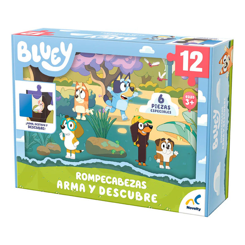 Rompecabezas Bluey Arma Y Descubre Jca-4309 Marca Novelty®