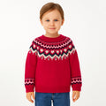 Suéter Jacquard Tejido Para Niña Mod.4358 Marca Mayoral® Rojo Tejido 2