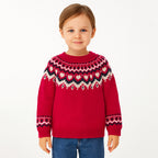 Suéter Jacquard Tejido Para Niña Mod.4358 Marca Mayoral® Rojo Tejido 2