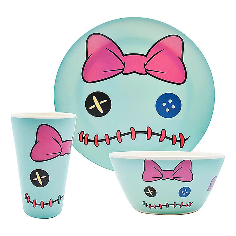 Vajilla De Bambú 12pz Eco Friendly Diseños Infantiles