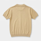 Playera Polo De Punto Para Hombre Mkhc0053 Marca Makn&co® Beige Ch Lisa