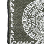 Jorongo Gaban Artesanal Mexicano Colores Verde Musgo Calendario Xg