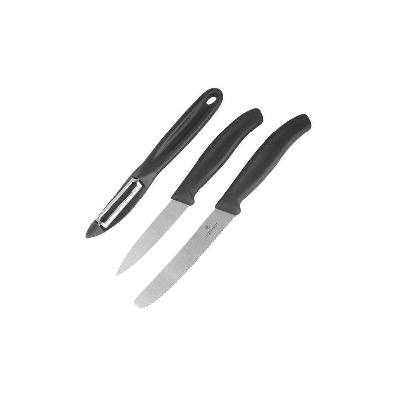 Juego De Cuchillos Y Pelador Mod.6.7113.31 Victorinox® Negro