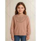 Sueter De Niña Mod.7492 Rosado Marca Mayoral® Rosado Liso 18 Años