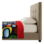 Cobertor Borrega Matrimonial 1.80x2.2m Infantil Providencia® Color Multicolor Diseño De La Tela Among Us 2 Kg
