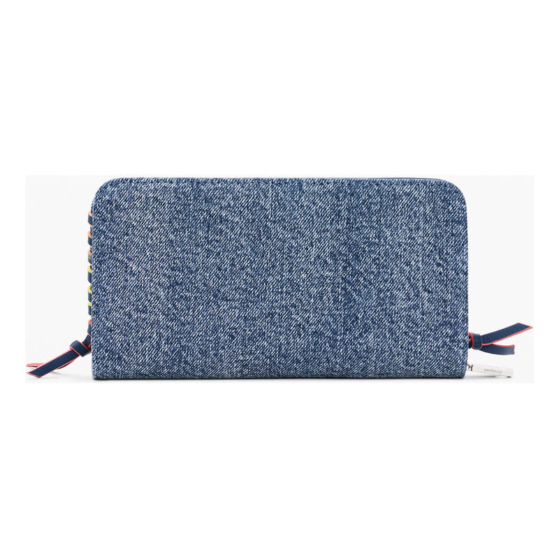 Cartera Denim Con Detalles Trenzados 26sayd05/5005 Desigual® Azul Cielo Denim