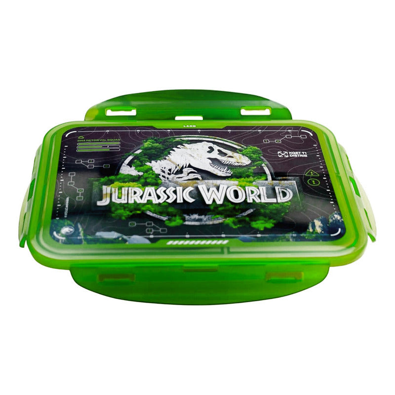 Contenedor Para Alimentos Con 3 Divisiones Diseños Animados