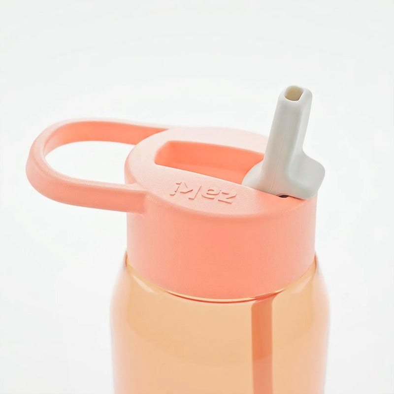 Botella De Plástico Ligera Con Asa 946ml Marca Zak!® Coral Claro