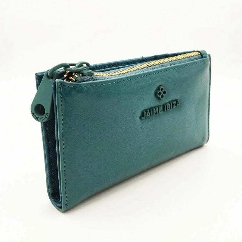 Cartera Con Monedero Para Mujer Mod. Ji 552  Jaime Ibiza® Peltre Liso