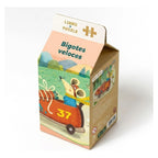 Libro + Rompecabezas Educativo Infantil 50pz Bigotes Veloces
