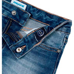 Short Casual Para Niña Mod.236 Marca Mayoral® Azul Acero Lisa 7