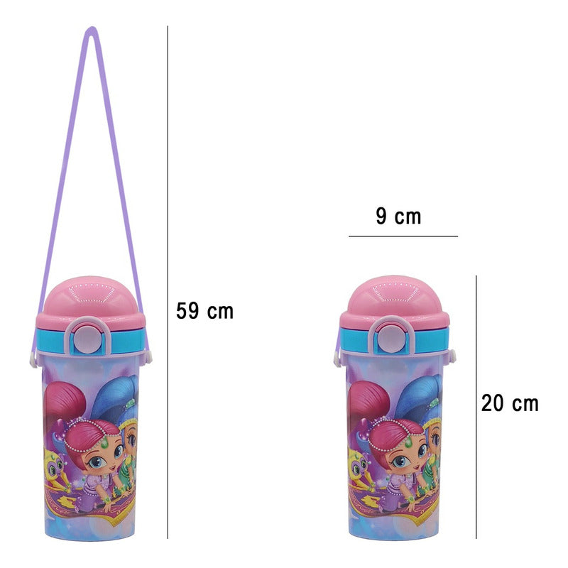 Cantimplora Infantil Botella De Plastico Ligera Mod.1669