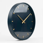 Reloj De Pared Para Interiores Moderno Decorativo 50cm Azul Oscuro