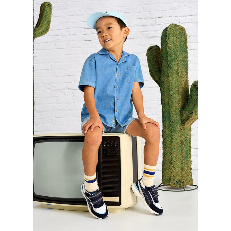 Camisa De Mezclilla Casual Para Niño 3116 Marca Mayoral®