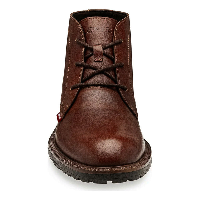 Bota Casual Para Hombre Mod. L2125494 Marca Levi's® Chocolate Liso 27,5 Mx