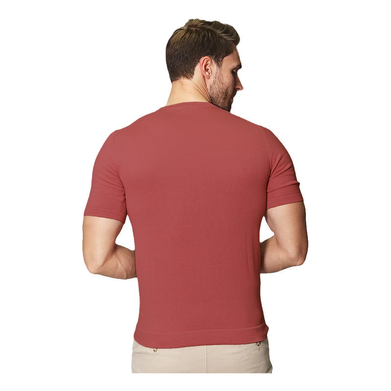 Playera Casual De Hombre Mod. A41454a Marca Bobois®